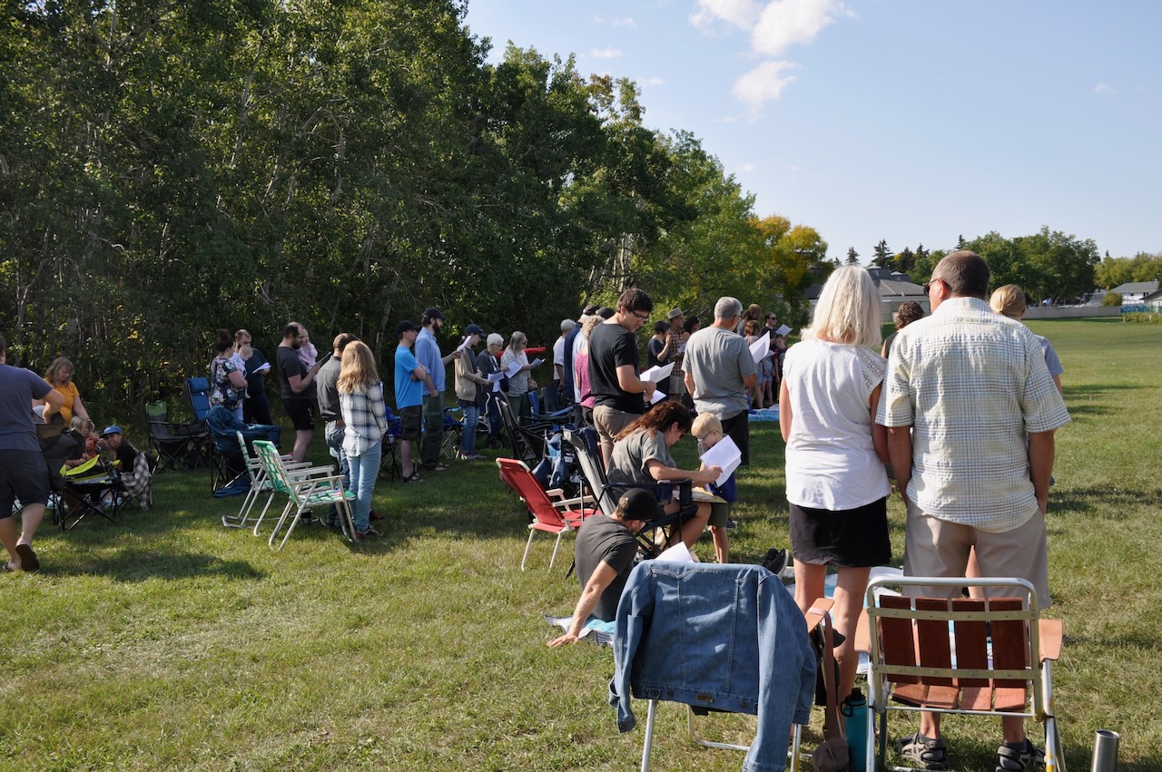 Worship in the park